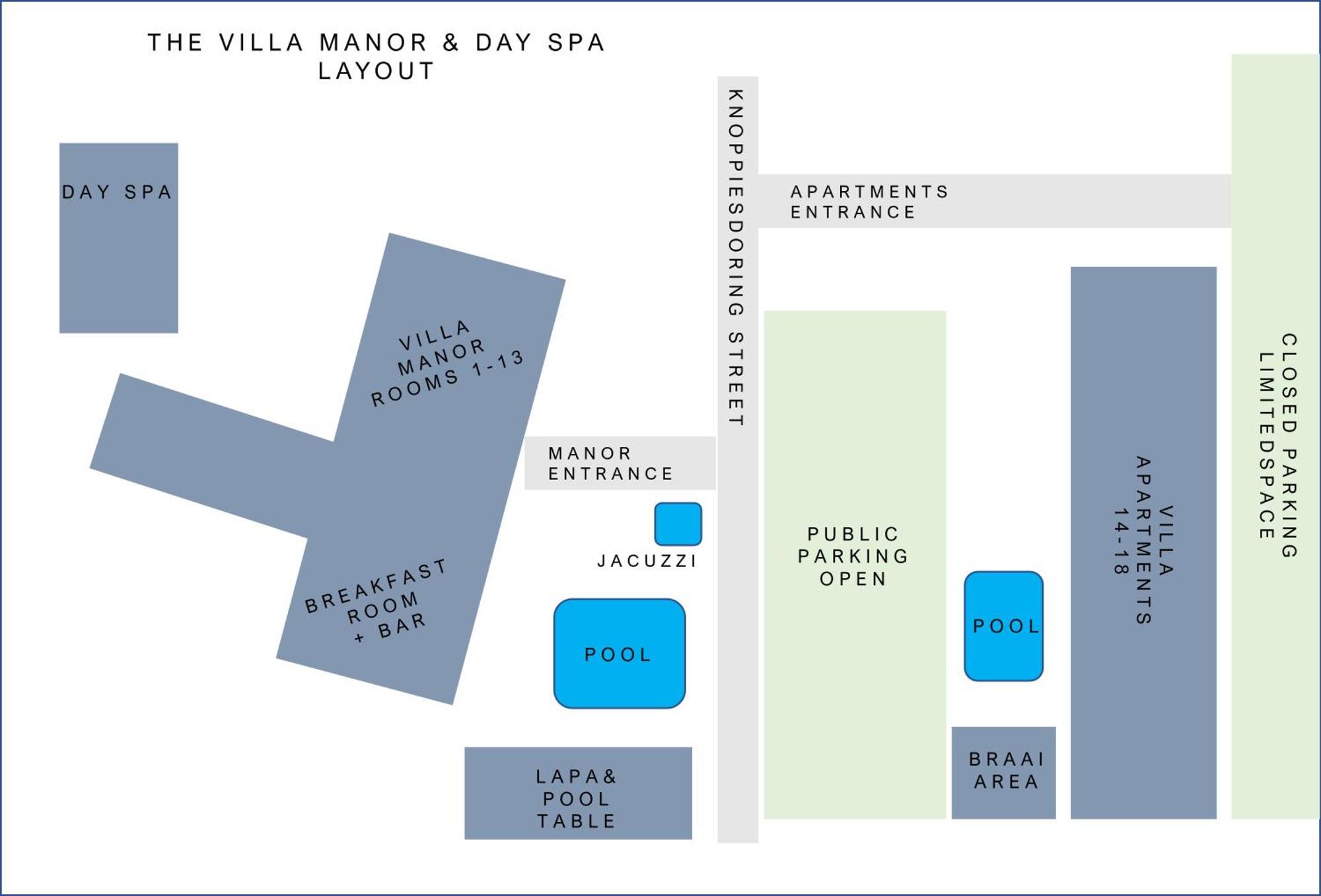 The Villa Manor & Spa Bela-Bela Bagian luar foto